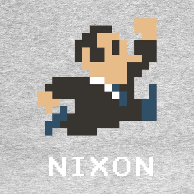 8-Bit Dick Nixon by mgrodzki